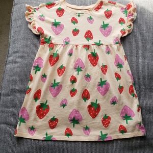 Strawberry Print Dress